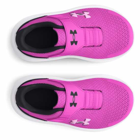 Under Armour Детски Спортни Обувки Surge 4 Ac Running Shoes Infant Girls Ярко магента Бебешки обувки и маратонки