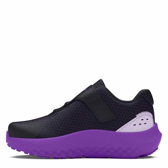 Under Armour Детски Спортни Обувки Surge 4 Ac Running Shoes Infant Girls Черно Бебешки обувки и маратонки