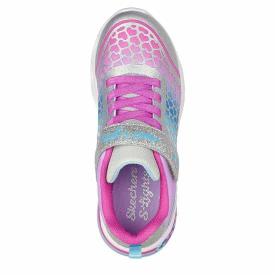 Skechers Heart Light Up Trainers Girls  Детски маратонки