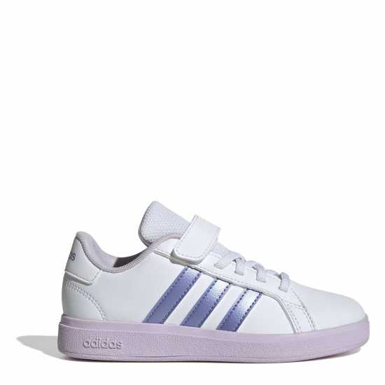 Adidas Маратонки Grand Court Trainers Child Girls Бяло/Синьо Детски маратонки