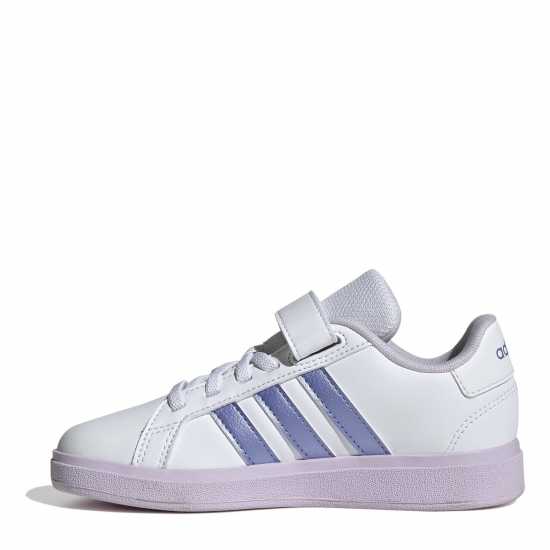 Adidas Маратонки Grand Court Trainers Child Girls Бяло/Синьо Детски маратонки