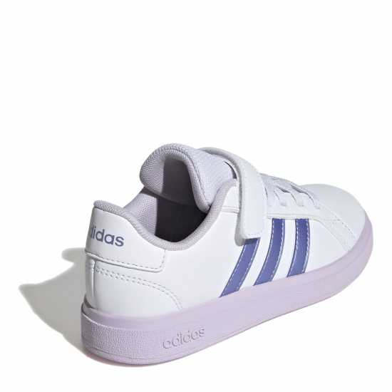 Adidas Маратонки Grand Court Trainers Child Girls Бяло/Синьо Детски маратонки