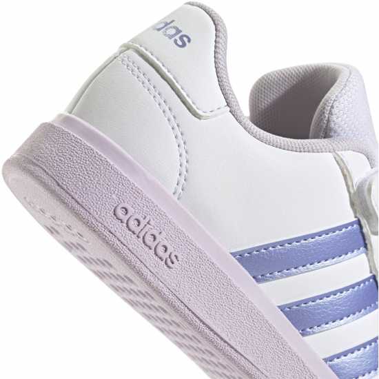 Adidas Маратонки Grand Court Trainers Child Girls Бяло/Синьо Детски маратонки