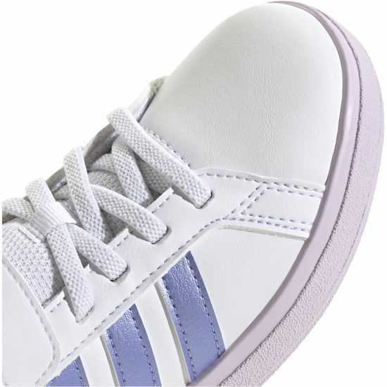 Adidas Маратонки Grand Court Trainers Child Girls Бяло/Синьо Детски маратонки