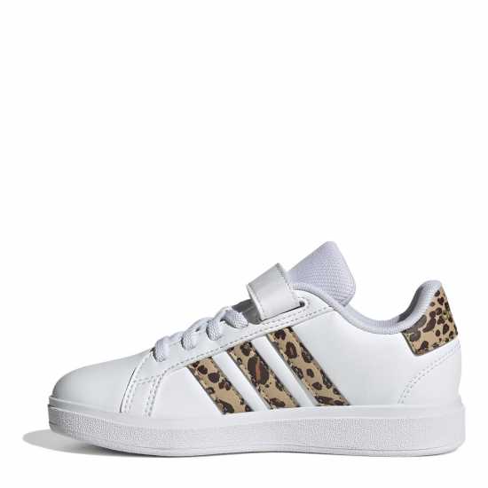 Adidas Маратонки Grand Court Trainers Child Girls White/Animal Детски маратонки