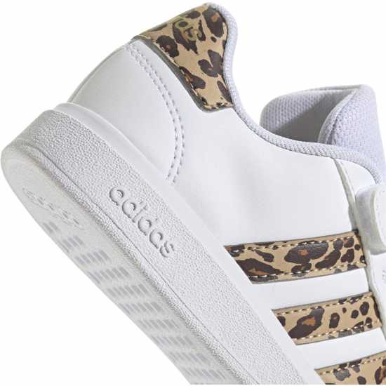 Adidas Маратонки Grand Court Trainers Child Girls White/Animal Детски маратонки