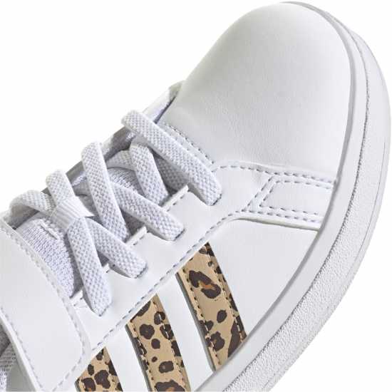 Adidas Маратонки Grand Court Trainers Child Girls White/Animal Детски маратонки