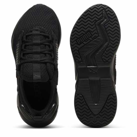 Puma 3 Ps Трикратно черно Детски маратонки