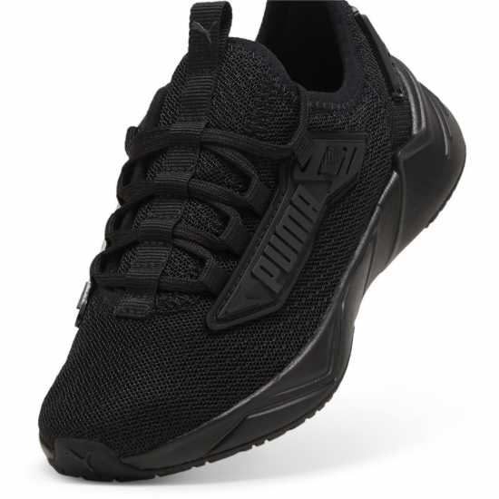 Puma 3 Ps Трикратно черно Детски маратонки