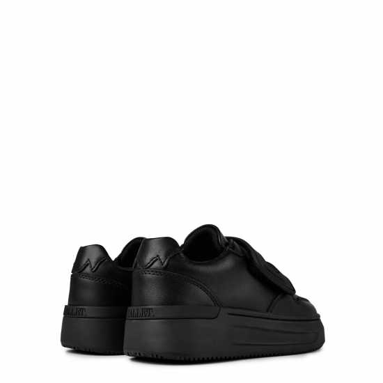 Mallet Hoxton Strap Trainers Infants Black Бебешки обувки и маратонки