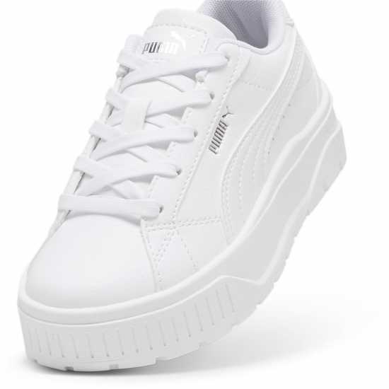 Puma Karmen Ii Ps Бяло/Бяло Детски високи кецове