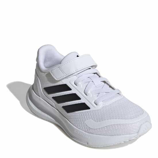 Adidas Детски Маратонки Runfalcon 5 El Childrens Trainers Бяло/Черно 