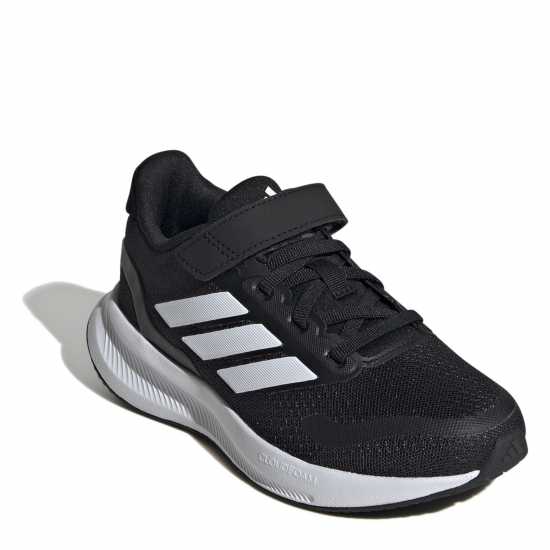 Adidas Детски Маратонки Runfalcon 5 El Childrens Trainers Черно/Бяло Детски маратонки