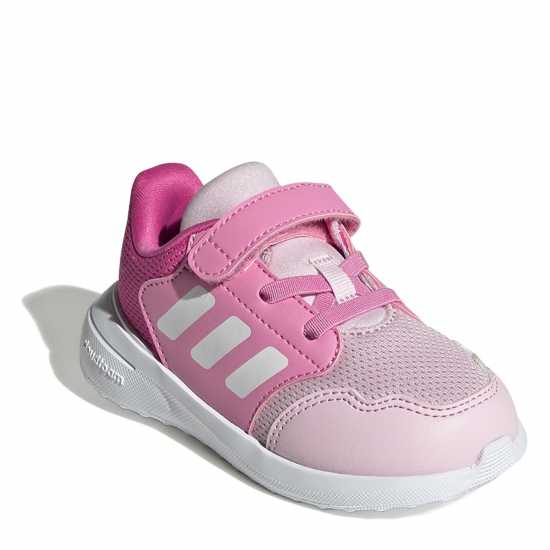 Adidas Детски Маратонки Tensaur Run 3 Infants Trainers Ясно Розово/Бяло 