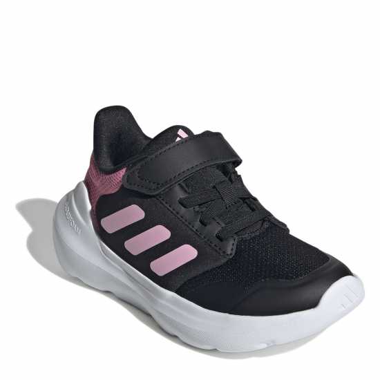 Adidas Tensaur Run 3.0 El Trainers Childrens Черно/Розово Детски маратонки