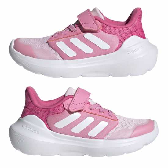 Adidas Tensaur Run 3.0 El Trainers Childrens Розово/Бяло Детски маратонки