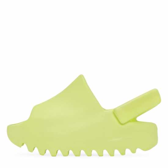 Yeezy Back Strap Sliders Babies Glow Green Бебешки обувки и маратонки