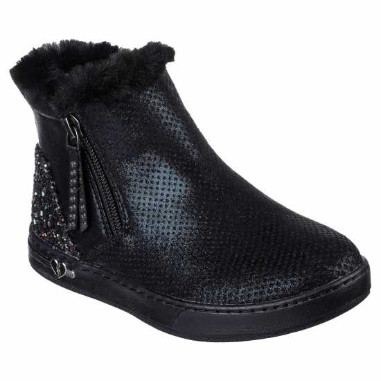 Skechers Боти Cozy Chelsea Bootie W Glitter Trim Ankle Boots Girls  Детски ботуши