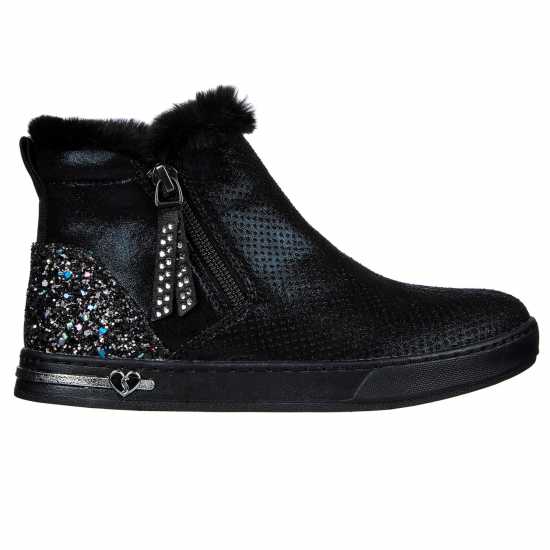 Skechers Боти Cozy Chelsea Bootie W Glitter Trim Ankle Boots Girls  Детски ботуши