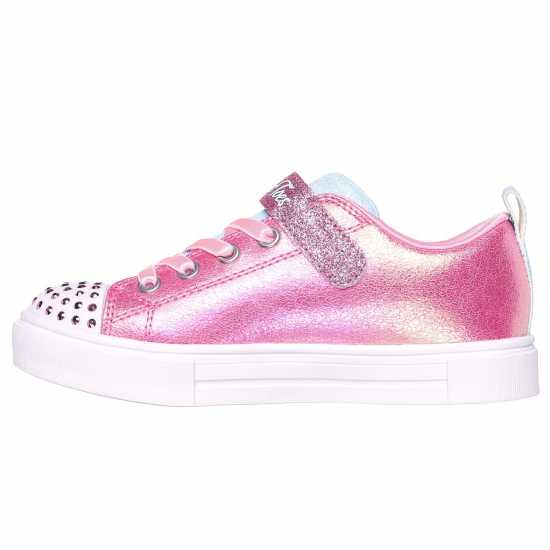 Skechers Metallic Stars Top Strap & Gore Sne Low-Top Trainers Girls  Детски маратонки