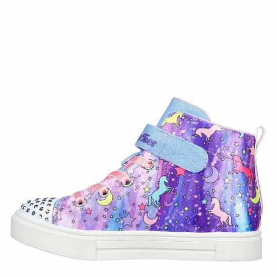 Skechers Tinsel Unicorn Gore & Strap Sneaker High-Top Trainers Girls  Детски маратонки