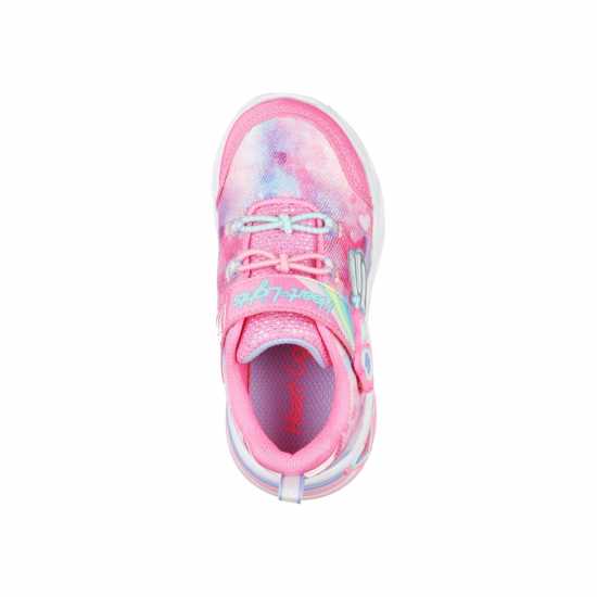 Skechers Lighted Sparkle Mesh W Bow Bungee & Low-Top Trainers Unisex Kids  Детски маратонки