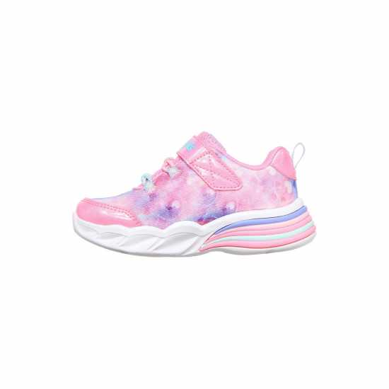 Skechers Lighted Sparkle Mesh W Bow Bungee & Low-Top Trainers Unisex Kids  Детски маратонки