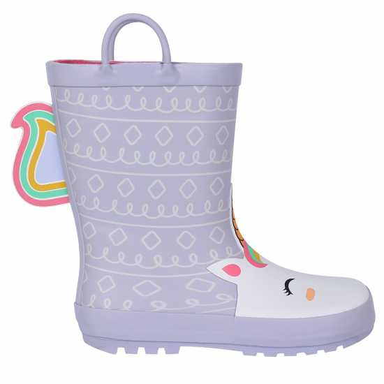 Gelert Kids Print Wellingtons Unicorn Детски гумени ботуши