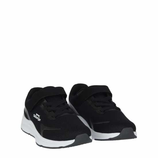 Slazenger Assent Trainer Ch Черно/Бяло Детски маратонки