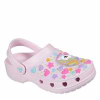 Skechers Foamies: Heart Charmer - Unicorn Delight Розово Детски сандали и джапанки