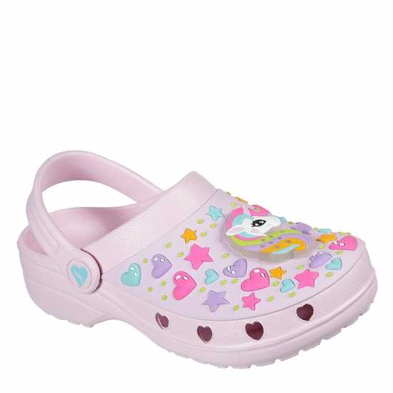 Skechers Foamies: Heart Charmer - Unicorn Delight Розово Детски сандали и джапанки