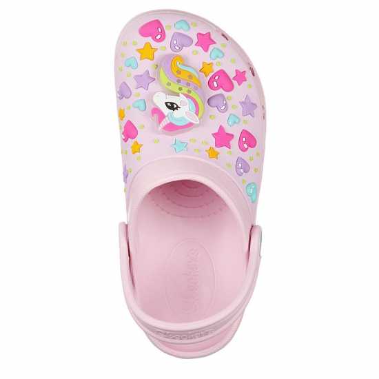 Skechers Foamies: Heart Charmer - Unicorn Delight Розово Детски сандали и джапанки