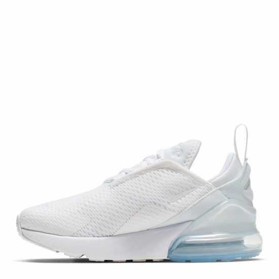 Nike Детски Маратонки Air Max 270 Childrens Trainers Бяло/Бяло 