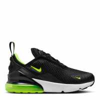 Nike Детски Маратонки Air Max 270 Childrens Trainers Черно/Волт 