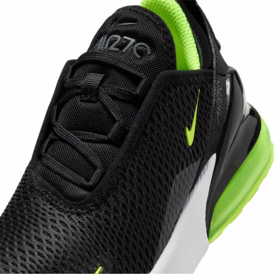 Nike Детски Маратонки Air Max 270 Childrens Trainers Черно/Волт 