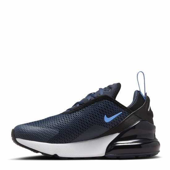 Nike Детски Маратонки Air Max 270 Childrens Trainers Черно/Кралско Детски маратонки