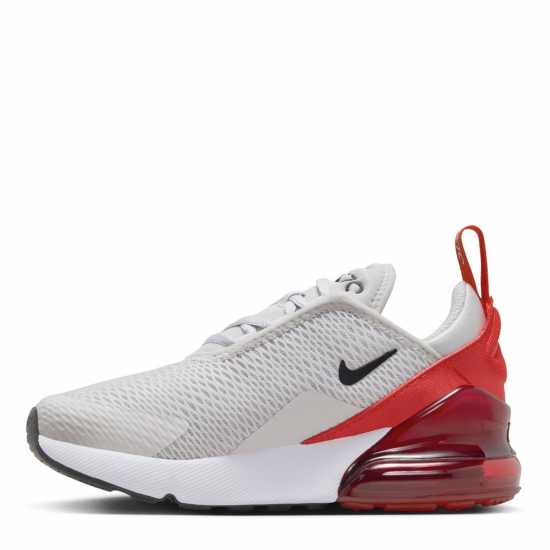 Nike Детски Маратонки Air Max 270 Childrens Trainers Сиво/червено 