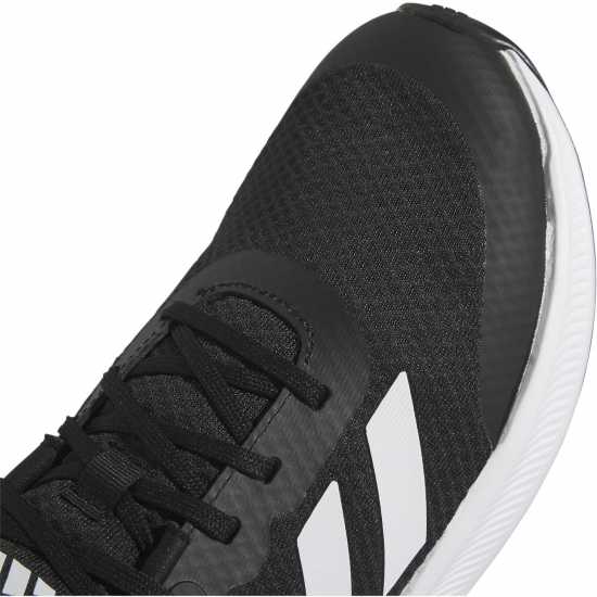 Adidas Маратонки За Бягане Момчета Run Falcon 3 Junior Boys Running Shoes Черно/Бяло Детски маратонки