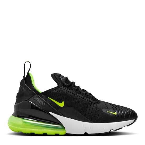 Nike Младежки Маратонки Air Max 270 React Junior Trainers Черно/Волт 