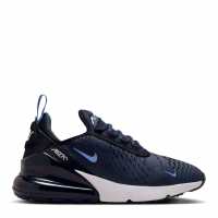 Nike Младежки Маратонки Air Max 270 React Junior Trainers Сиво/Синьо 