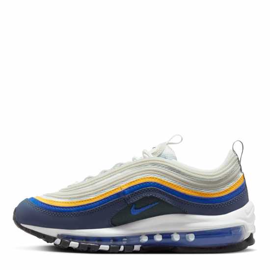 Nike Младежки Маратонки Air Max 97 Junior Trainers Бяло/Синьо/Синьо 