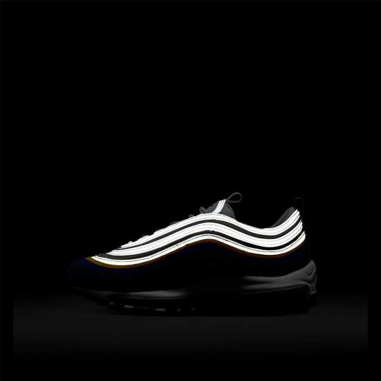 Nike Младежки Маратонки Air Max 97 Junior Trainers Бяло/Синьо/Синьо 