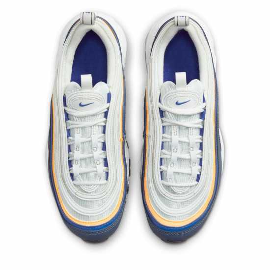 Nike Младежки Маратонки Air Max 97 Junior Trainers Бяло/Синьо/Синьо 