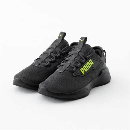 Puma Маратонки За Момчета Retaliate 2 Junior Boys Trainers Сиво/Зелено Puma Footwear