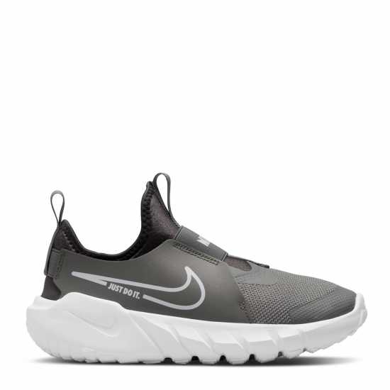 Nike Flex Runner 2 Trainers Junior Boys Сиво/Бяло Детски маратонки