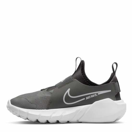 Nike Flex Runner 2 Trainers Junior Boys Сиво/Бяло Детски маратонки