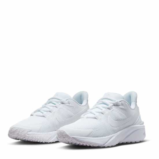 Nike Star Runner 4 Nn (Gs) White/White Детски маратонки