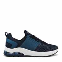 Kappa Affi Air Bubble Knitted Trainers Junior Navy/White Детски маратонки