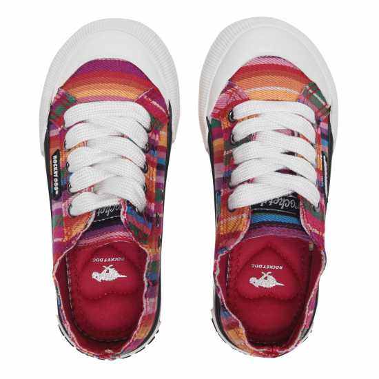 Rocket Dog Jazzin Junior Girls Canvas Trainers  Детски маратонки