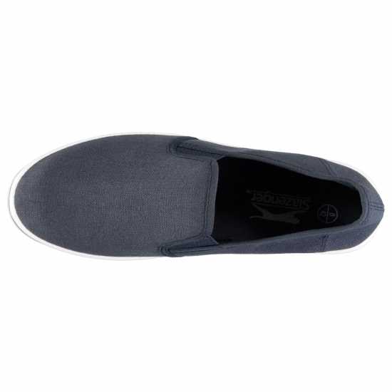 Slazenger Детски Платненки Slip On Junior Canvas Shoes Navy Детски маратонки